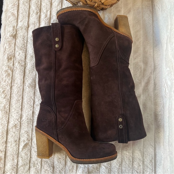 UGG Josie Boots Convertible Dark
Brown Suede 9.5 - Picture 4 of 10